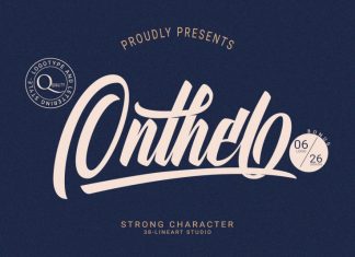 Onthel Calligraphy Font