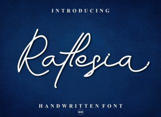 Raflesia Handwritten Font