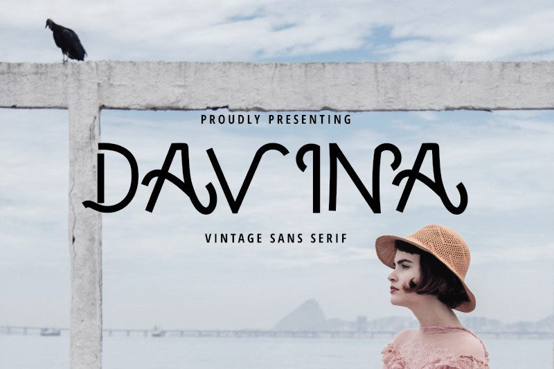 Davina – Vintage Sans Serif Font