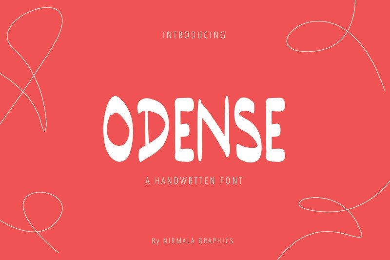Odense Handwritten Font