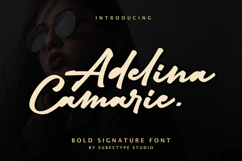 Adelina Camarie Signature Font