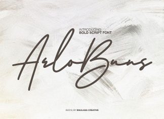 Arlobuns Signature Font