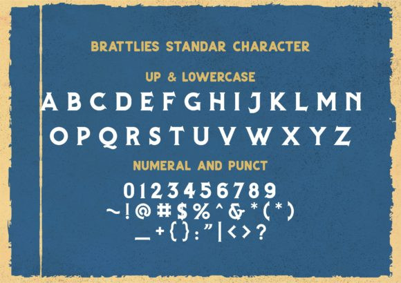 Brattlies 1851's Font