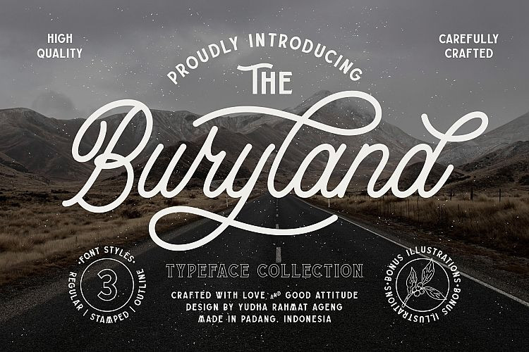 Buryland Script Font