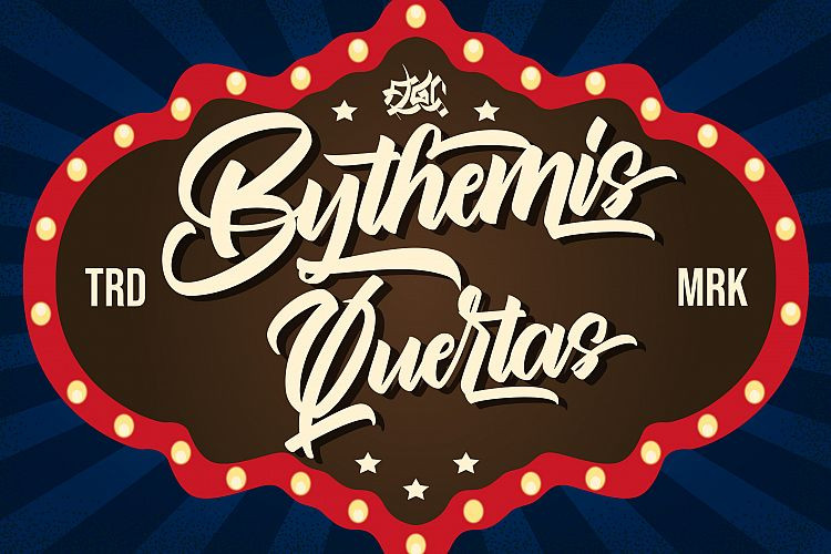 Bythemis Quertas Script Font