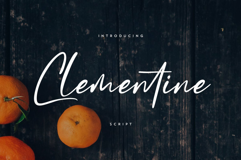 Clementine Script Font