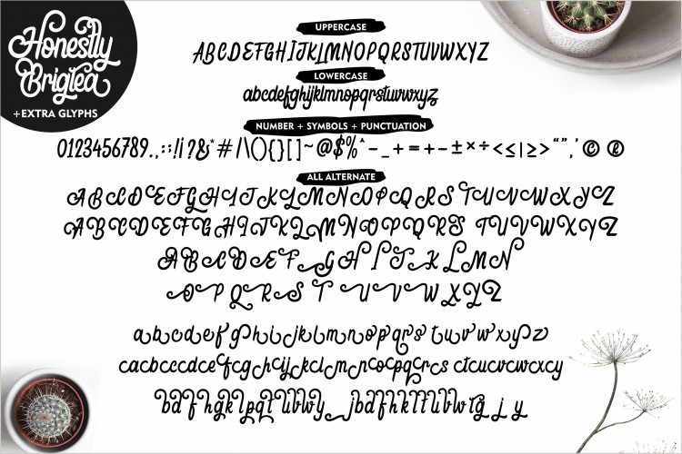 Honestly Brigtea Font