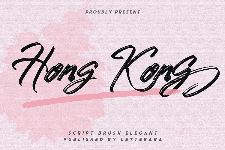 Hong Kong Brush Font