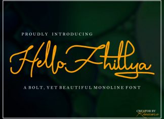 Hello Fhillya Free Script Font