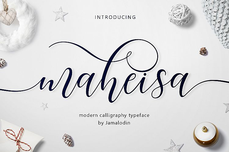 Maheisa Script Font