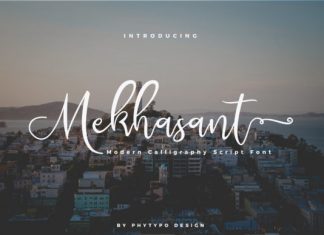 Mekhasant Script Font