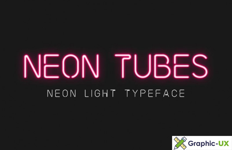 Neon Tubes Neon Light Font Free Befonts Com