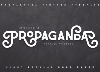 Propaganda Vintage Font
