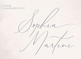 Sophia Martini Handwritten Font