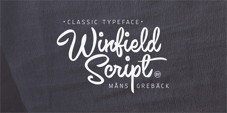 Winfield Script Font