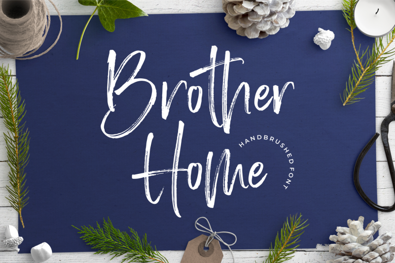Brother Home Brush Font