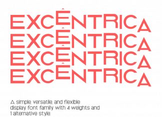 EXCÊNTRICA Display Font
