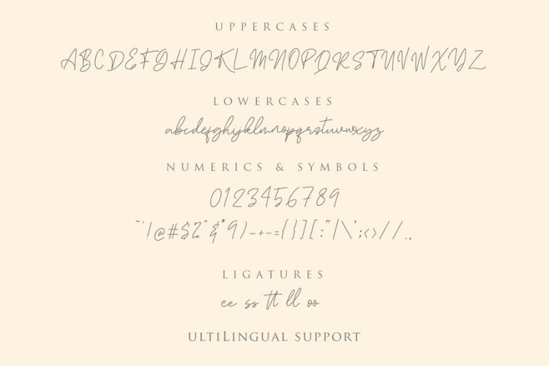 Attahost Signature Font