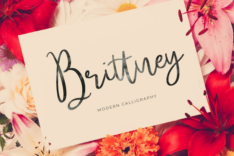 Brittney Script Font