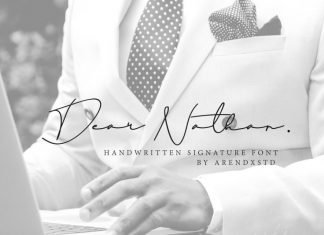 Dear Nathan Signature Font