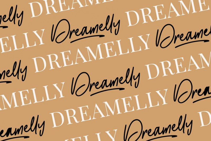 Dreamelly Signature Font