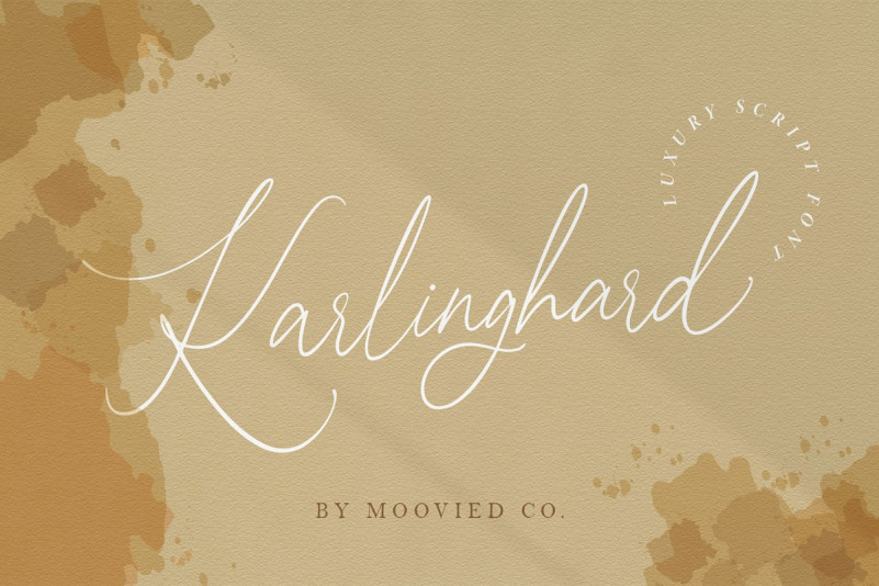 Karlinghard Signature Font