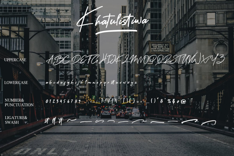 Khatulistiwa Script Font