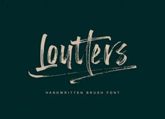Loutters Brush Font