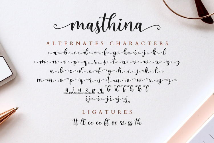 Masthina Script Font