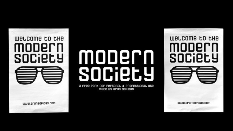 Download Modern Society Free Font Befonts Com SVG Cut Files