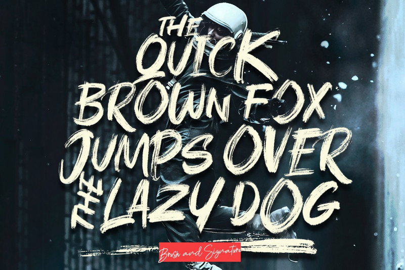 Rushink Brush Font