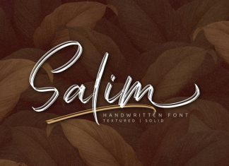 Salim Brush Font