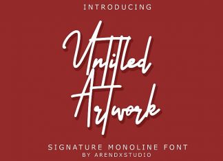 Untitled Artwork Signature Font