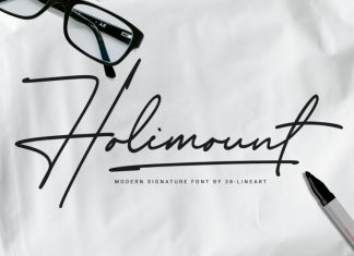 Holimount Handwritten Font