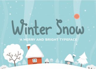 Winter Snow Font