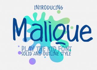 Malique Script Font