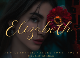 Elizabeth Luxury Signature Font