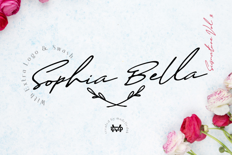Sophia Bella Handwritten Font