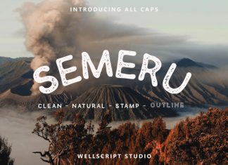 Semeru - Handwritten Sans Font