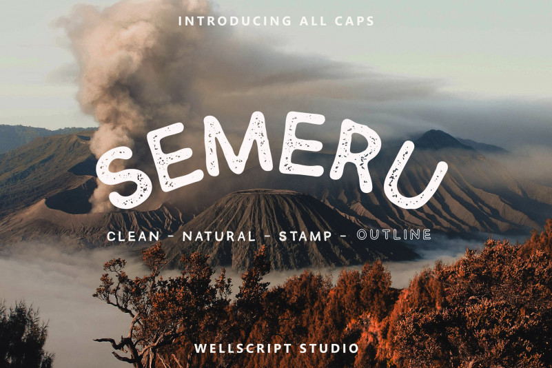 Semeru - Handwritten Sans Font