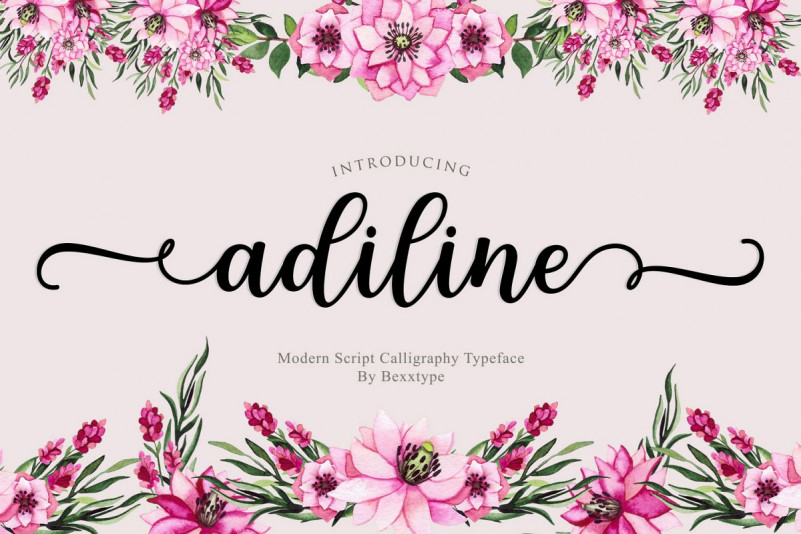 Adiline Calligraphy Font