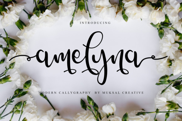Amelyna Script Font