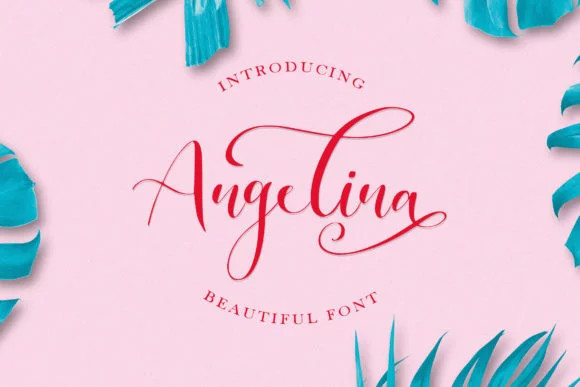 Angelina Calligraphy Font
