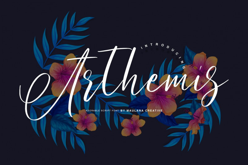 Arthemis Script Font