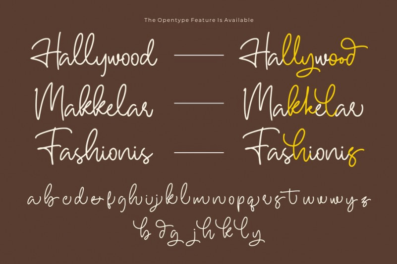 Hallywood Handwritten Font