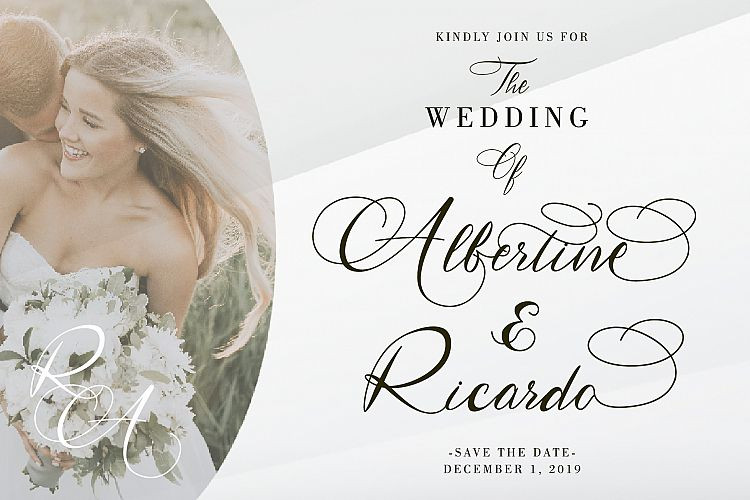 Hertina Calligraphy Font