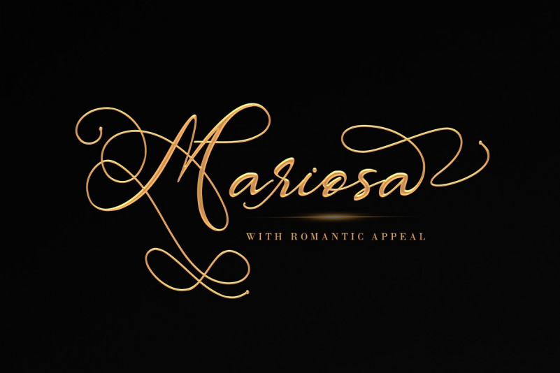 Mariosa Script Font
