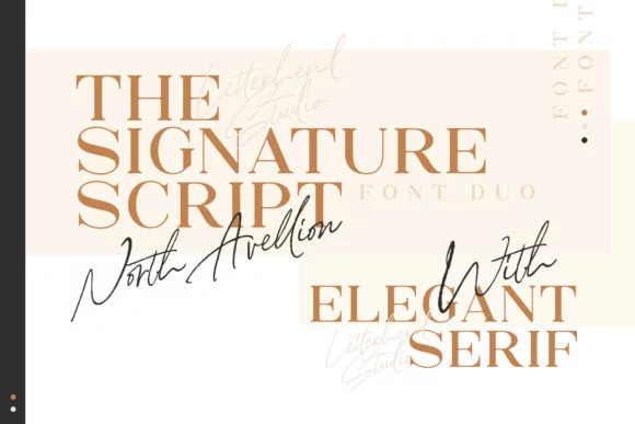 North Avellion Font Duo