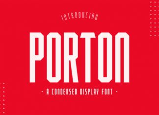 PORTON Display Font