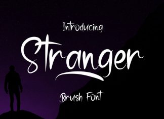 Stranger Brush Font